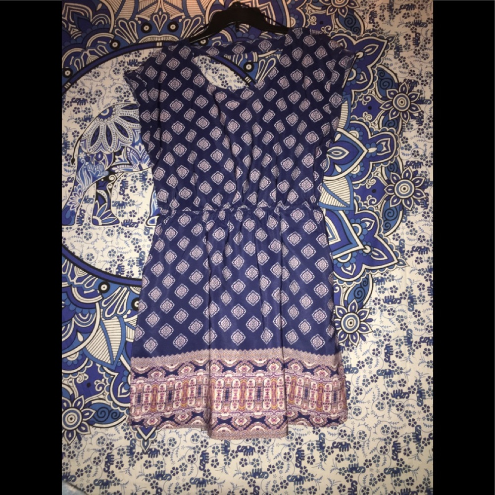 🌷Spring🌷 Hippie Rose Dress w/POCKETS